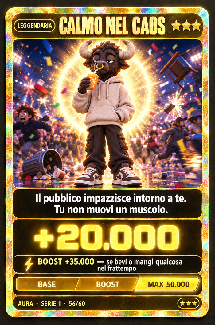 Carta leggendaria Calmo nel caos
