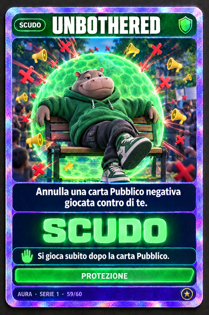 Carta scudo Unbothered