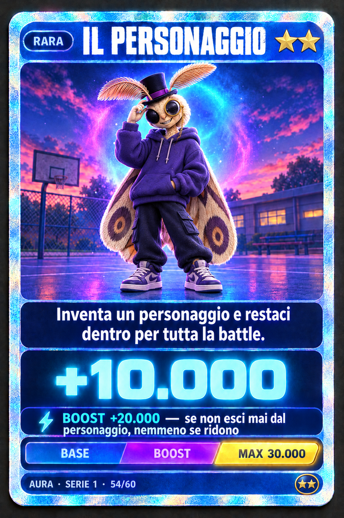 Carta rara Il personaggio